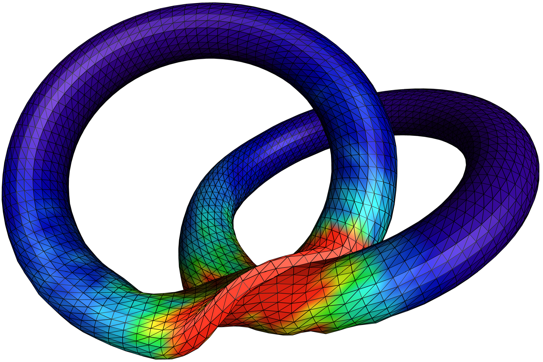 Large deformation contact