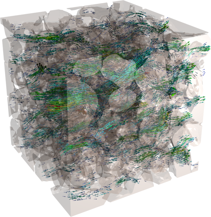 Pore-scale simulation using Cut-Cells